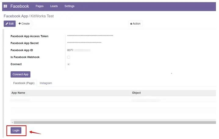 Логінимся потрібну сторінку Фейсбук, Unitsoft